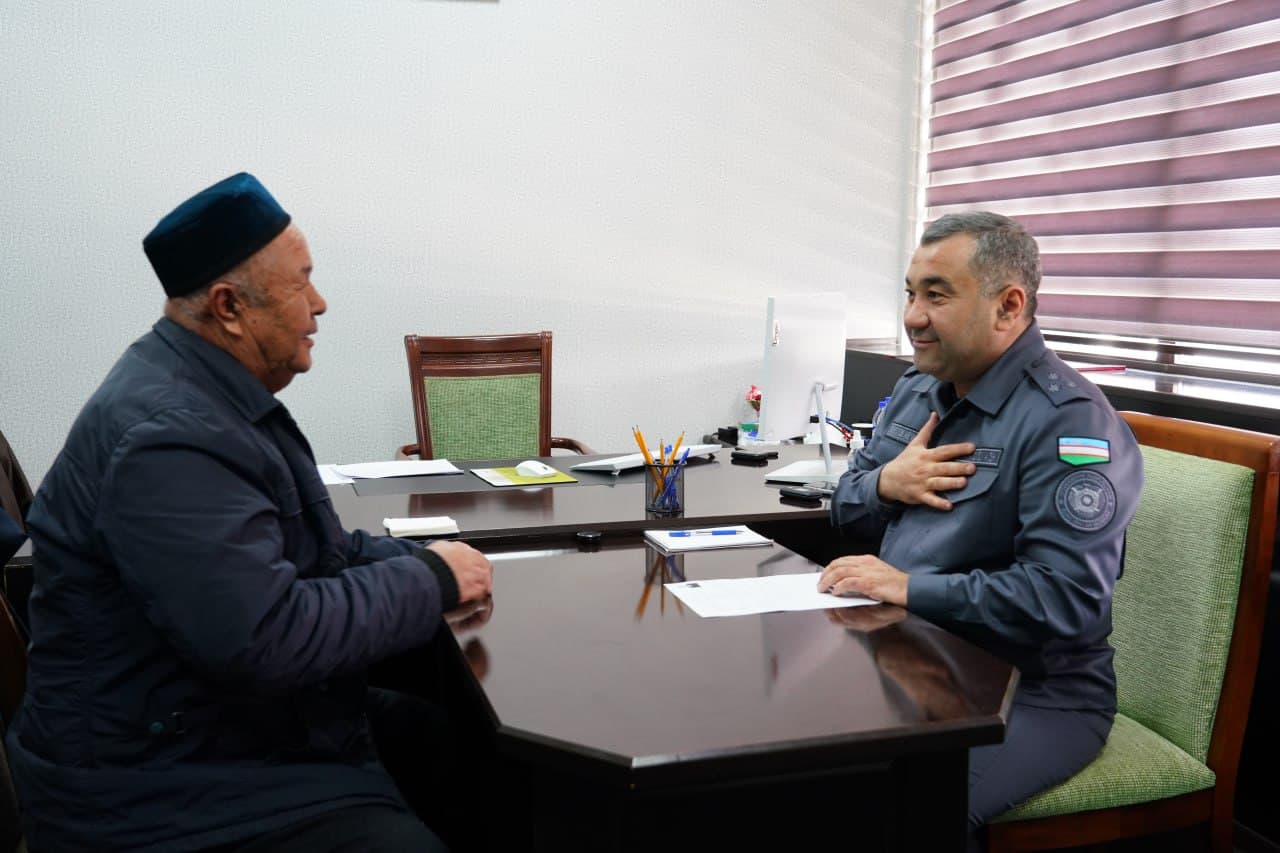 Ichki ishlar vazirligi va hududiy organlari tomonidan oʻtkazilgan sayyor qabullar